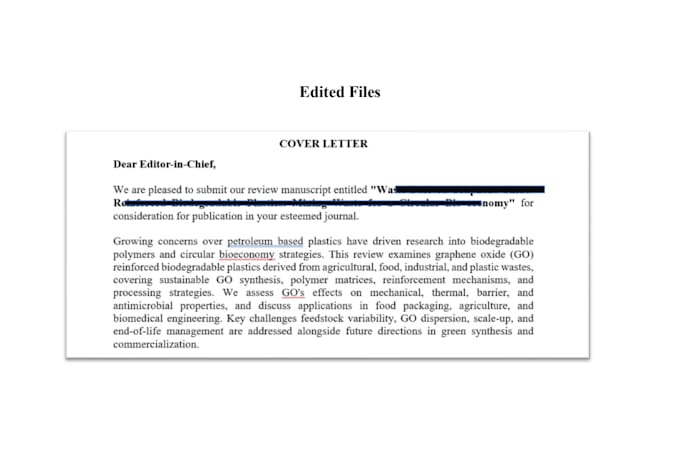 edit, format and submit your life sciences manuscript